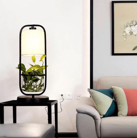 Modern Flower/Plant Table/Desk Lamp