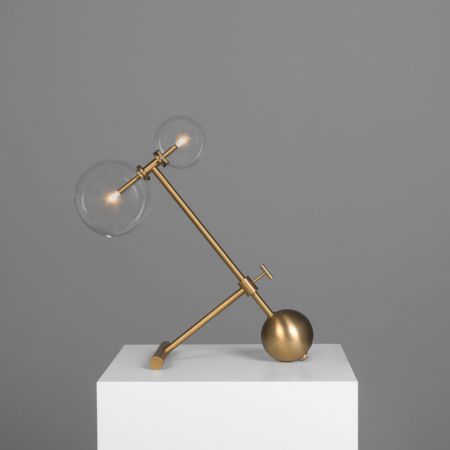 Designer Style Postmodern Iron Glass Ball Table Lamp