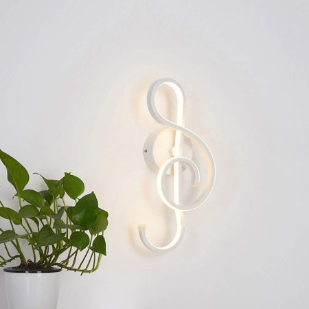 Minimalist Music Symbol LED Wall Light Wall Sconce Wall Lamp