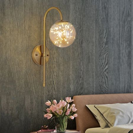 Minimalist Ball Glass Wall Light Wall Sconce