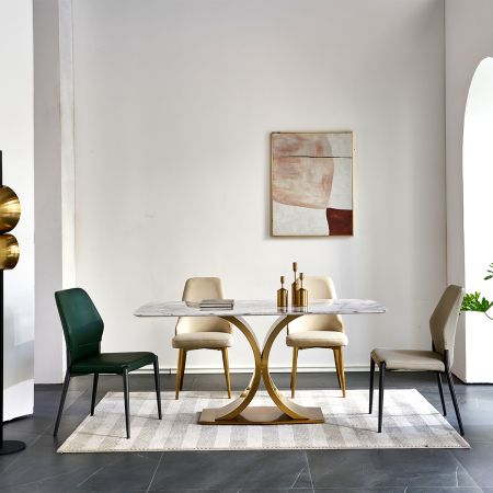 Modern Italian Style Sintered Stone Dining table 6/8/10 Seats Model ND166 & Dining Sets