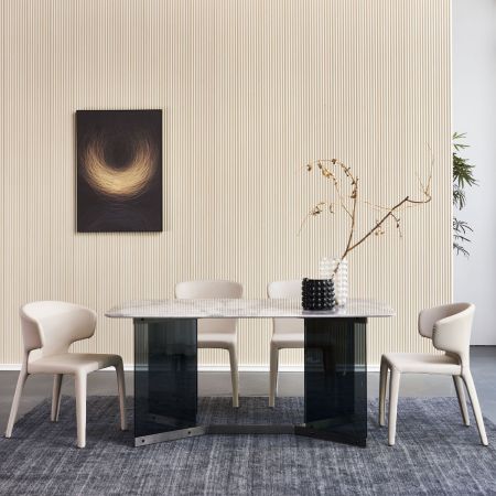 Modern Italian Style Sintered Stone Dining table 6/8/10 Seats Model ND177 & Dining Sets
