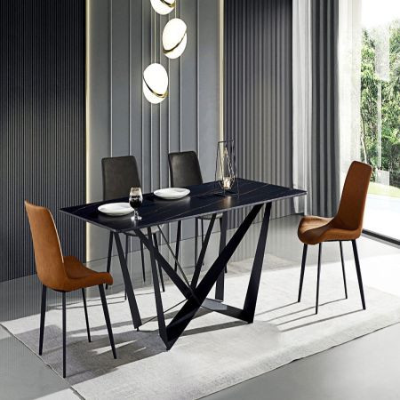 Modern Italian Style Sintered Stone Dining table 6/8/10 Seats Model ND602 & Dining Sets