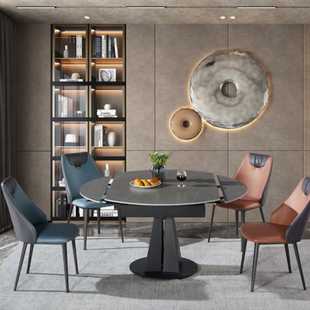 Modern Italian Style Sintered Stone Extendable Dining table 6-8 Seats Model ND607-B & Dining Sets