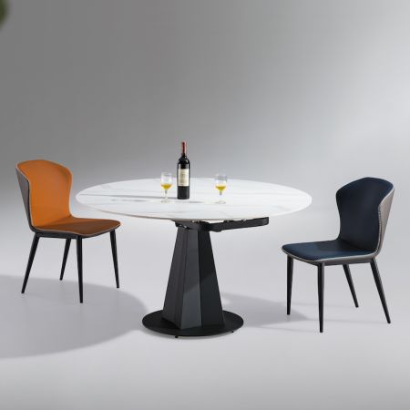 Modern Italian Style Sintered Stone Extendable Dining table 6-8 Seats Model ND607-B & Dining Sets