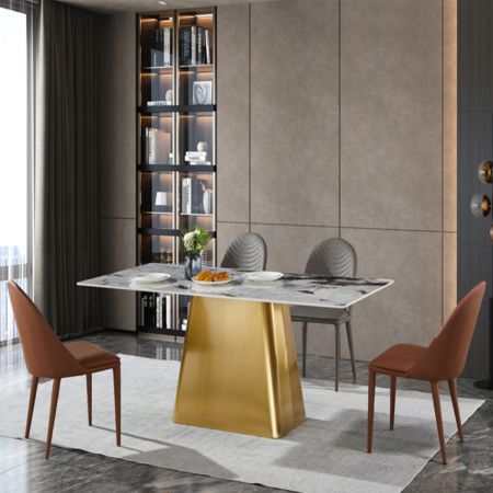 Modern Italian Style Sintered Stone Dining table 6/8/10 Seats Model ND686 & Dining Sets
