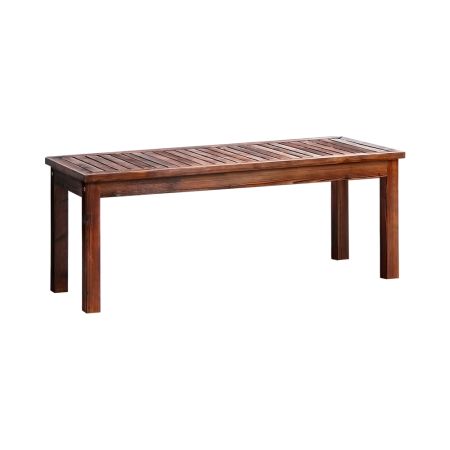 Garden Bench Wood Patio 190/150/120cm Slatted Seat Outdoor