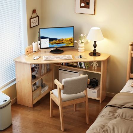 MinimNook Corner Desk with Storage Shelfalist Aluminium Alloy Linea Rectangle Wall Mirror Full Length Mirror