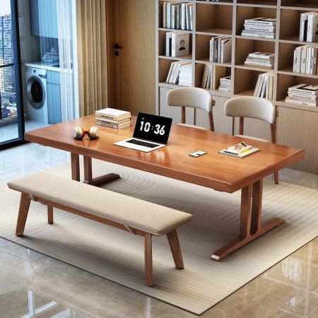 Arbor Solid Wood Meeting Table for Office and Workspace