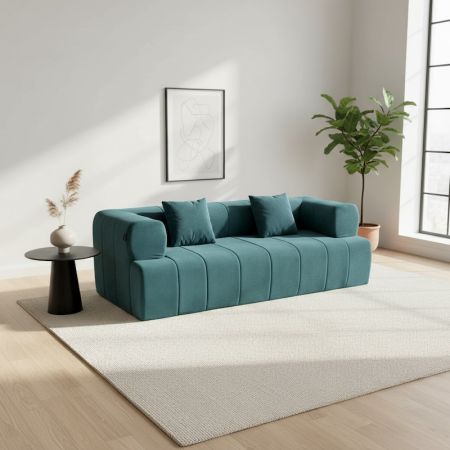 Axis Block Compressed Sofa with Cost Saving Design More Sizes & Colours Customisable