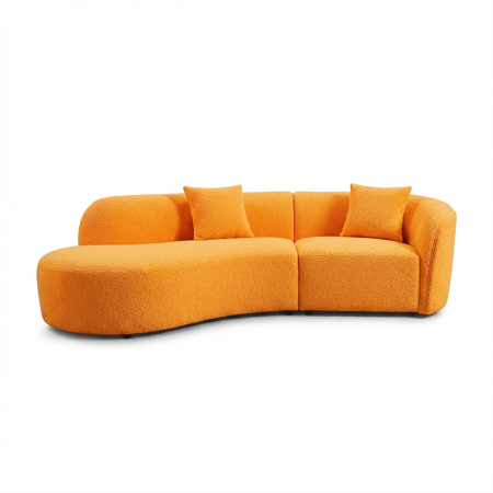 Arcus 4 Seater Compressed Sofa curved modular design