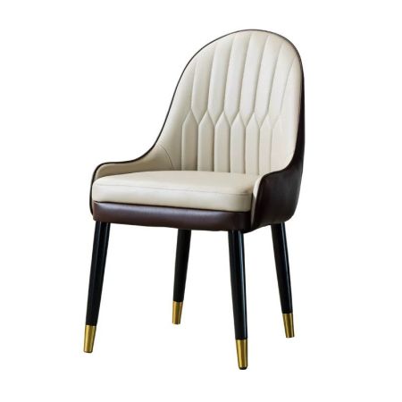 Modern Italian Style PU Leather Dining Chair Set Of 2 Model NC928