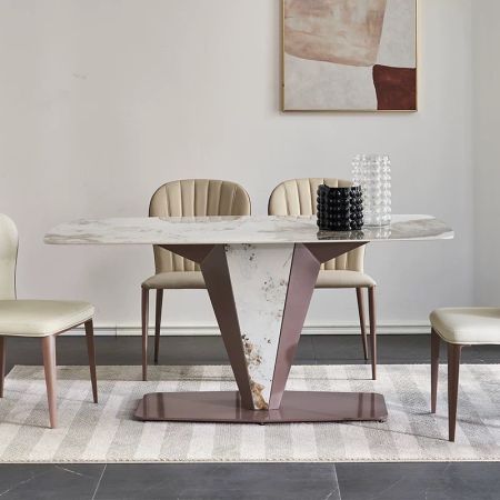 Modern Italian Style Sintered Stone Dining table 6/8/10 Seats Model ND6110 & Dining Sets