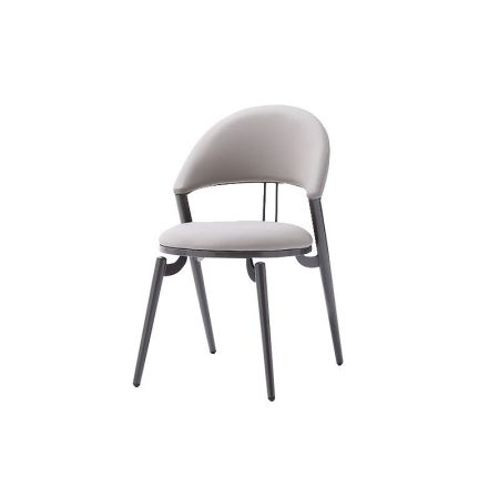 2PCS Modern Italian Style PU Leather Dining Chair Set Of 2 Model NC980