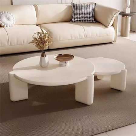 Minimalist Nesting Round Coffee Table