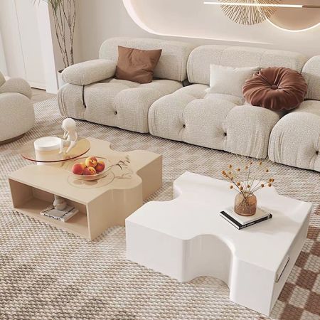Free Form Splicing Modern Coffee Table