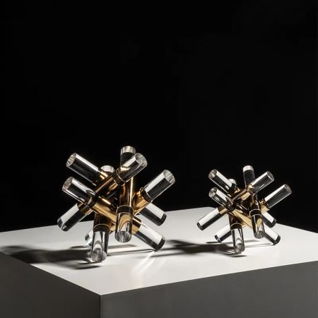 Light Luxury Rubliks Cube Table Décor