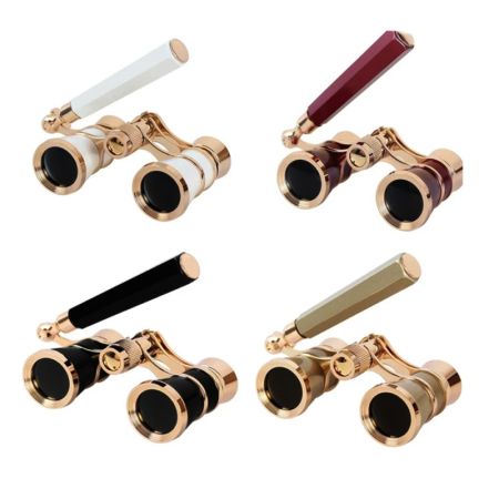 Metal Telescope Ornament Table Décor Black/White/Red/Yellow