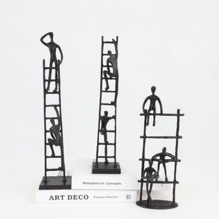 Casting Iron Climbing Ladder Table Décor