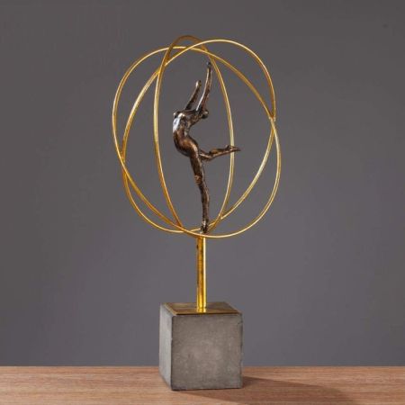 Gymnast Sculpture Table Décor