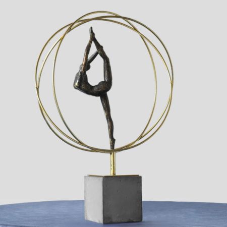 Gymnast Sculpture Table Décor