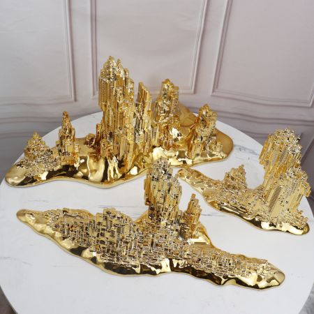 Gold City Landscape Table Décor