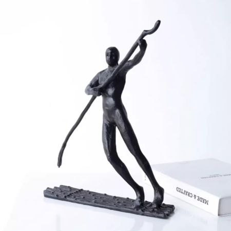 Metal Boating Man Table Décor