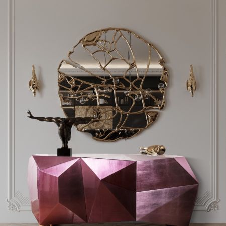 Vintage Style Art Deco Mirror