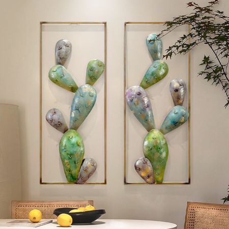 Metal Cactus Wall Décor