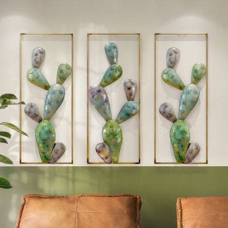 Metal Cactus Wall Décor