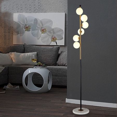 Planet Glass Balls LED Floor Lamp