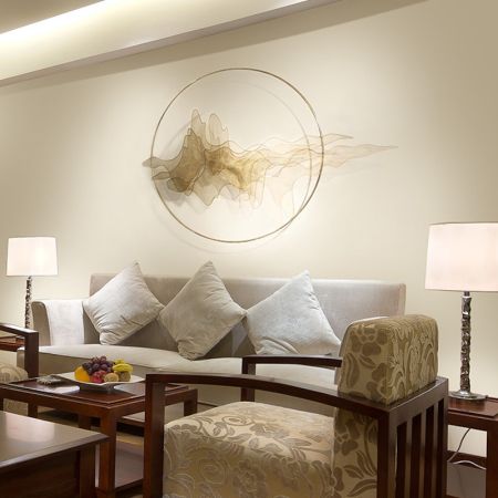 Japanese Style Landscape Metal Wall Art