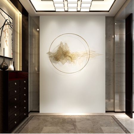 Japanese Style Landscape Metal Wall Art