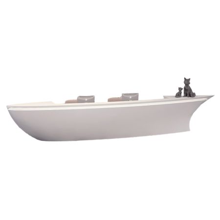 Curve Shape Modern Front/Reception Desk Model A Customisable Colours & Sizes