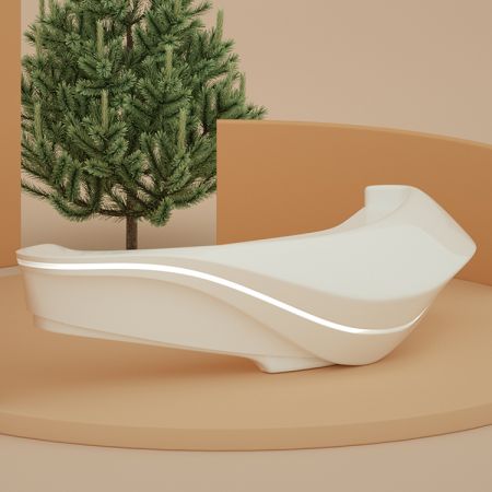 Multi Curve Shape Modern Front/Reception Desk Customisable Colours & Sizes