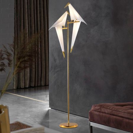 LED Birds Floor Lamp