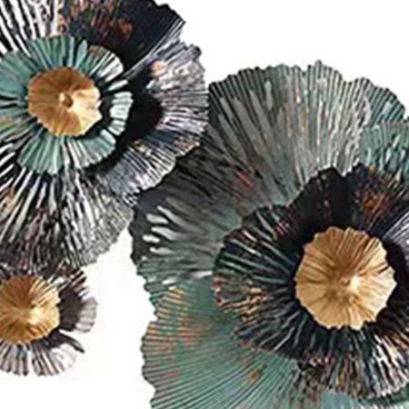 Modern Metal Flower Wall Art Model A