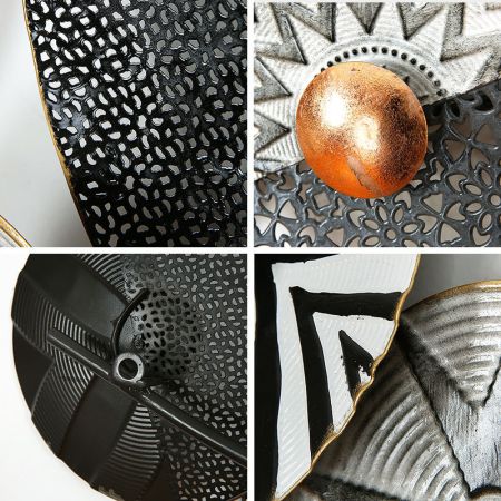 Modern Japanese Style Abstract Metal Wall Art