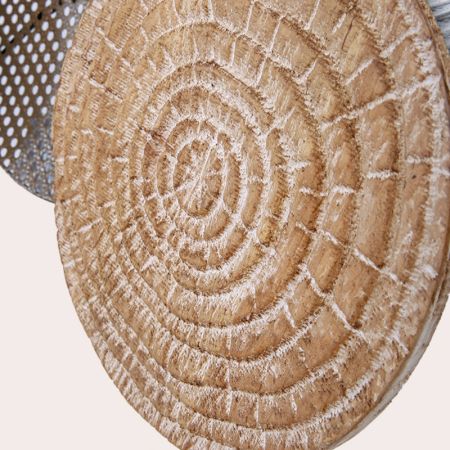 Hand-Crafted Bamboo Wood Wall Art