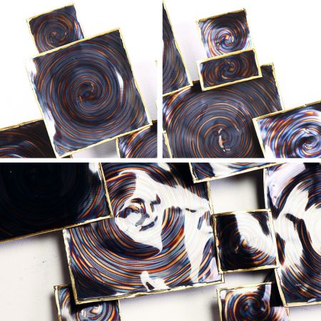 Contemporary Geometric Metal Wall Art