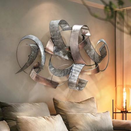 3D Metal Abstract Artwork Wall Décor