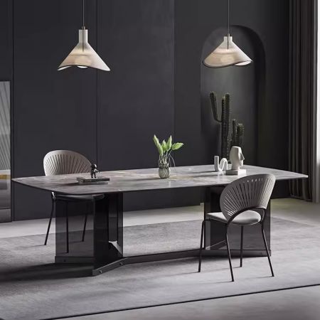 Modern Italian Style Sintered Stone Dining table 6/8/10 Seats Model ND177 & Dining Sets