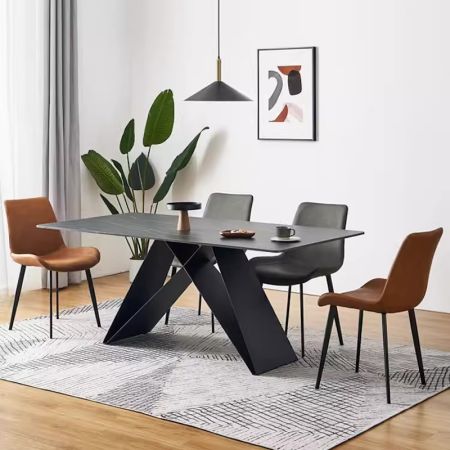 Modern Italian Style Sintered Stone Extendable Dining table 6-14 Seats Model ND677 & Dining Sets