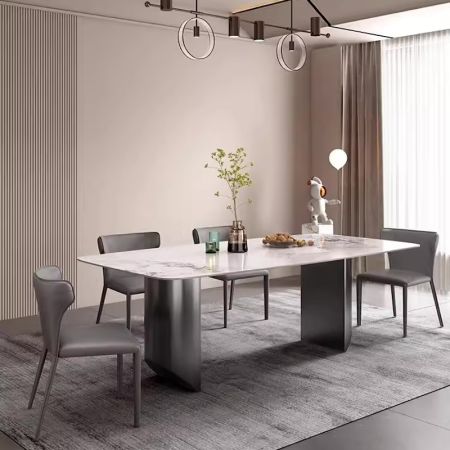 Modern Italian Style Sintered Stone Dining table 6/8/10 Seats Model ND680 & Dining Sets