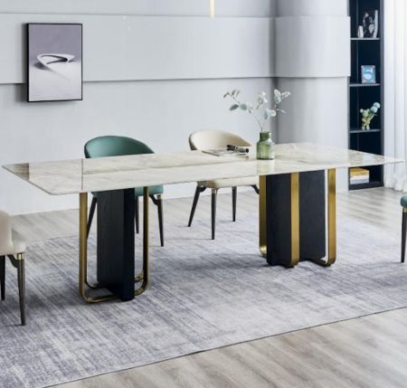 Modern Italian Style Sintered Stone Dining table 6/8/10 Seats Model ND681 & Dining Sets