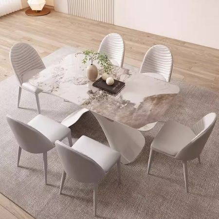 Modern Italian Style Sintered Stone Length Extendable Height Adjustable Dining Table/Coffee Table