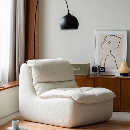Cozy Foldable Velvet 1 seater/ 2 seater sofa with Cost Saving Design