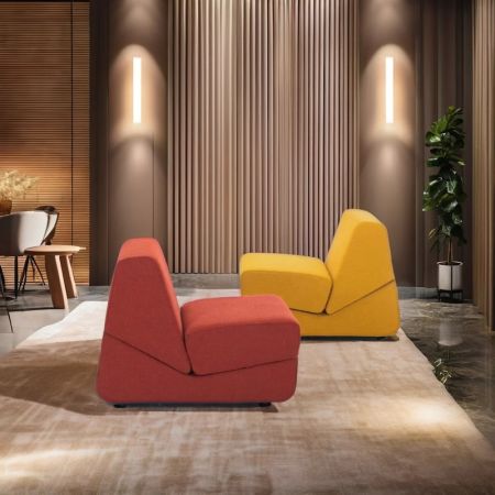 Multifunctional Tatami Style Lazy Single Seat Foldable Accent Chair Chaise Lounge with Cost Saving Design