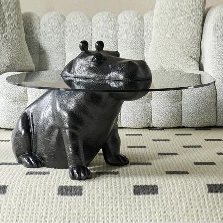 Hippo Fibre glass Round Coffee Table