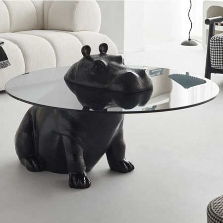 Hippo Fibre glass Round Coffee Table